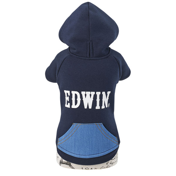 EDWIN（ エドウィン）デニムライクポケット付パーカー