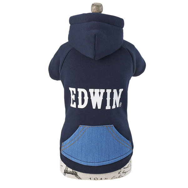 EDWIN（ エドウィン）デニムライクポケット付パーカー