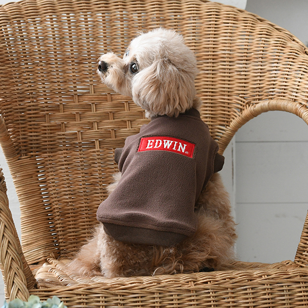 EDWIN（ エドウィン）もっちりフリースロゴスウェット