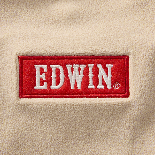 EDWIN（ エドウィン）もっちりフリースロゴスウェット