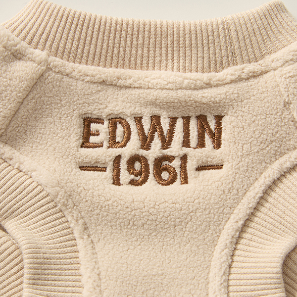 EDWIN（ エドウィン）もっちりフリースロゴスウェット