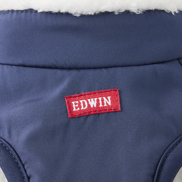 EDWIN（ エドウィン）デニムポケット付切り替えフリースベスト