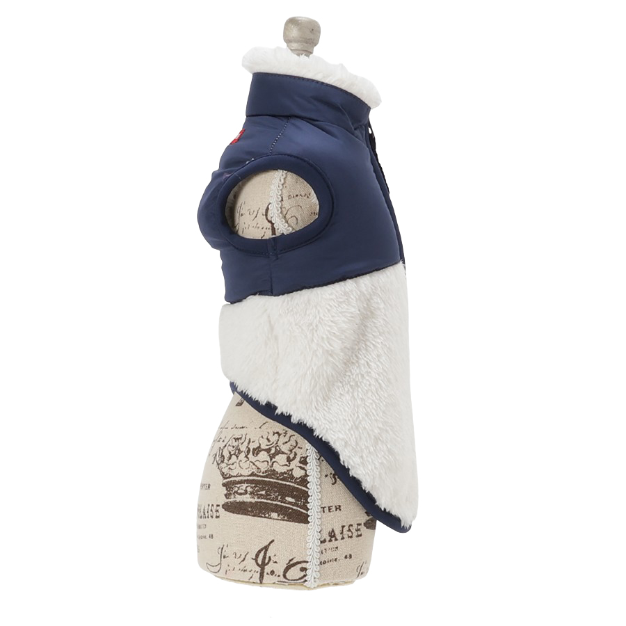 2025秋冬 EDWIN（ エドウィン）デニムポケット付切り替えフリースベスト