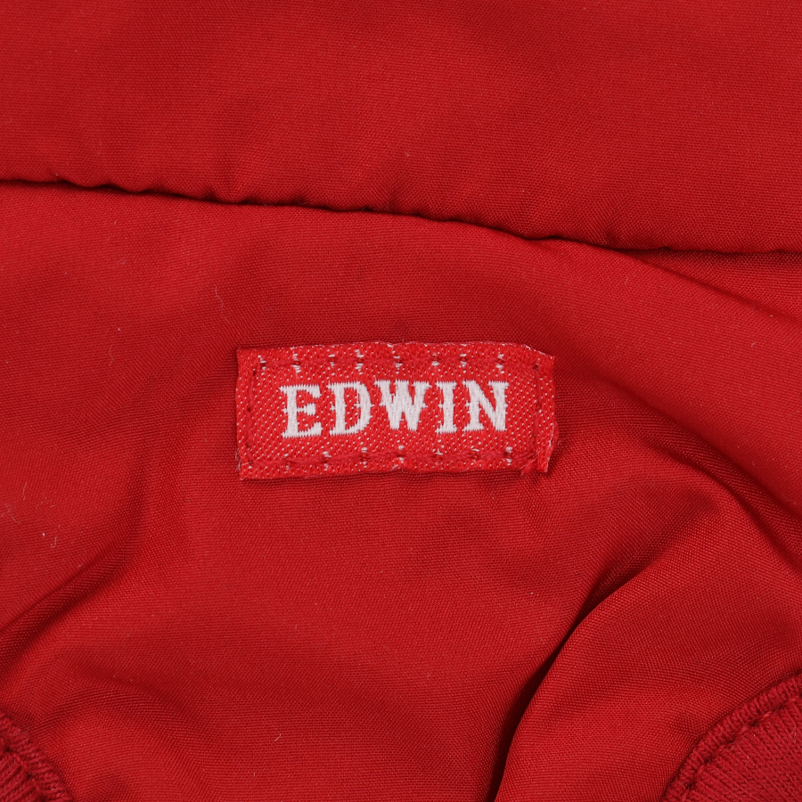 2025秋冬 EDWIN（ エドウィン）デニムポケット付切り替えフリースベスト