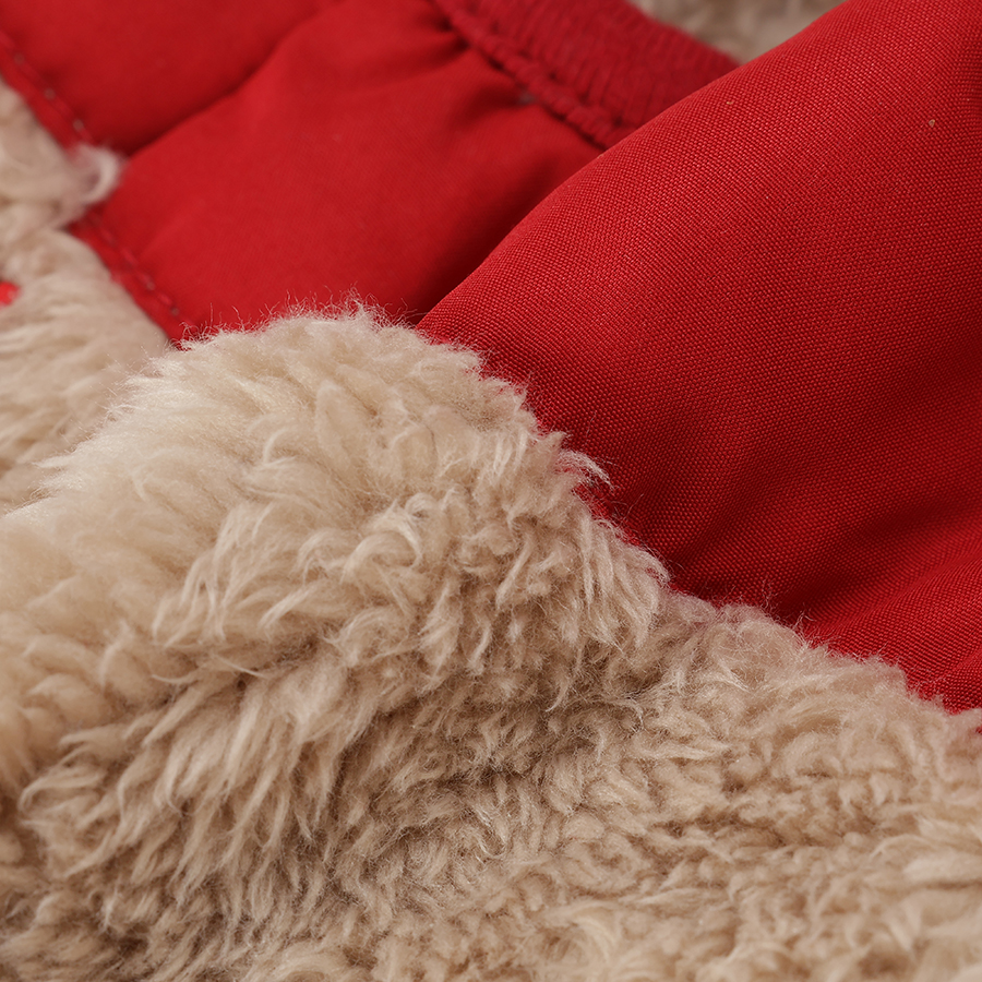 2025秋冬 EDWIN（ エドウィン）デニムポケット付切り替えフリースベスト