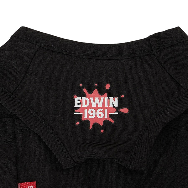 2025新商品 EDWIN（ エドウィン）ペイントロゴメッシュタンク