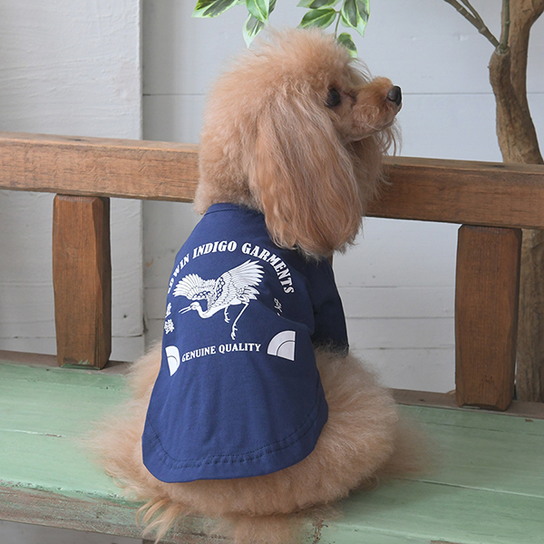 2025新商品 EDWIN（ エドウィン）藍染風タンチョウTシャツ