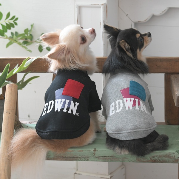 2025新商品 EDWIN（ エドウィン）パッチワークスウェット
