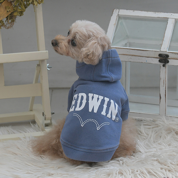 2025新商品 EDWIN（ エドウィン）デニムライクパーカー