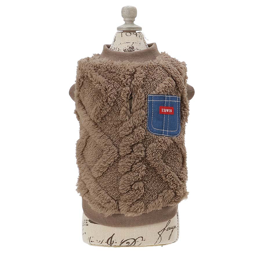2025秋冬 EDWIN（ エドウィン）ポケット付ふわもこスウェット
