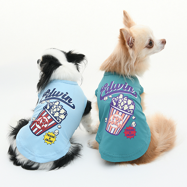 2026新商品 EDWIN（エドウィン）ポップコーンメッシュタンク