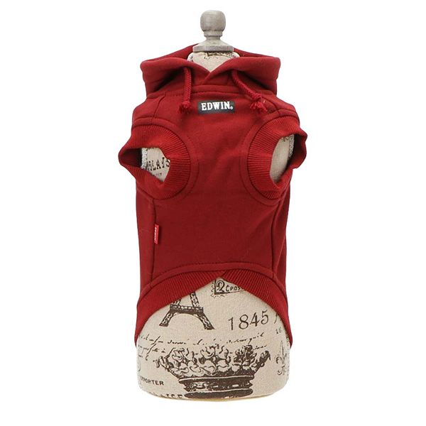 2026新商品 EDWIN( エドウィン)デニムパッチ風パーカー