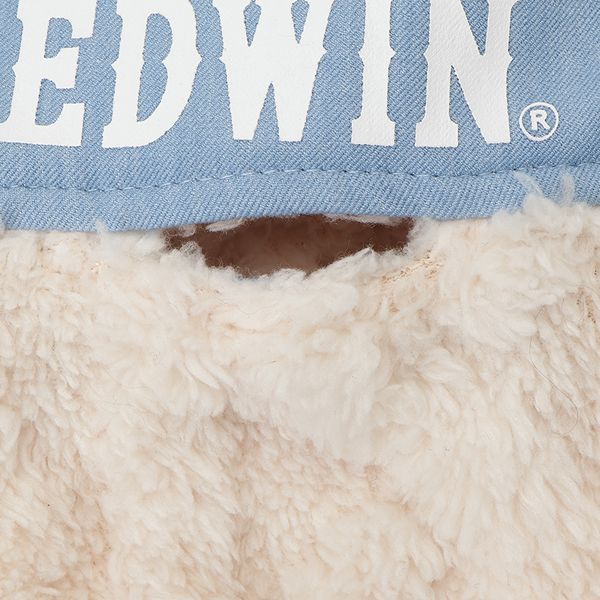 2026新商品 EDWIN( エドウィン)デニム切り替えふわもこスウェット