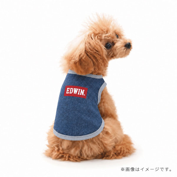 EDWIN（エドウイン）パピーボックスロゴタンク | 犬服・ドックウェア