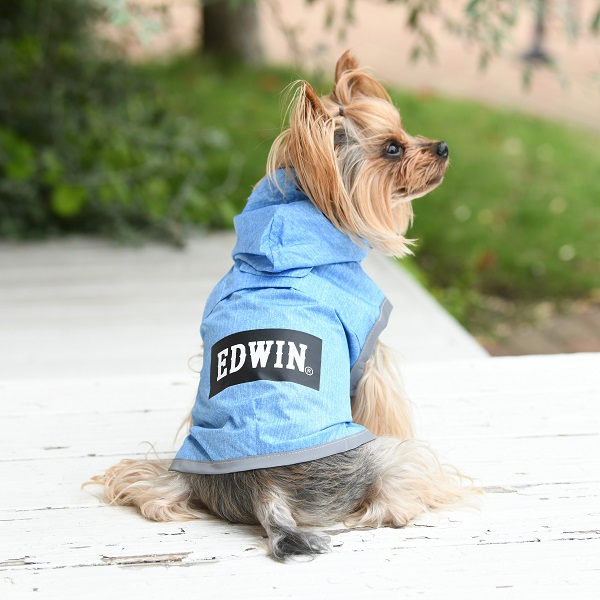 EDWIN（エドウィン）デニムプリントレインコート｜全2色 | 犬服 ...