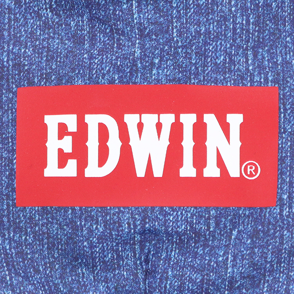 EDWIN（エドウィン）デニムプリントレインコート｜全2色
