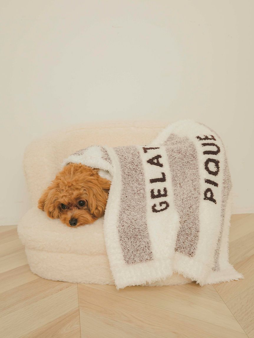 gelato pique（ジェラートピケ）【CAT&DOG】【販路限定商品】ジェラートメランジ２ＢＤブランケット｜全3色