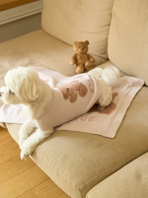 ジェラートピケ SLEEPING DOG ジャガードブランケット ジェラートピケ SLEEPING DOG ジャガードブランケット