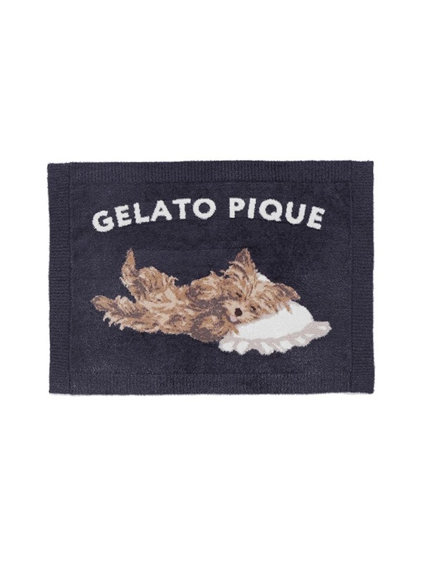 gelato pique(ジェラートピケ)【CAT&DOG】【販路限定商品】ヨークシャテリア柄ブランケット|全2色