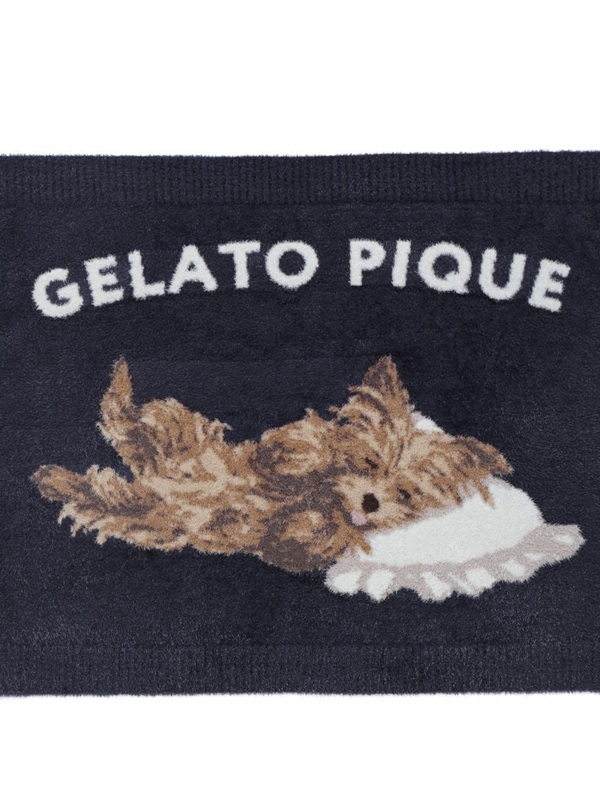 gelato pique(ジェラートピケ)【CAT&DOG】【販路限定商品】ヨークシャテリア柄ブランケット|全2色