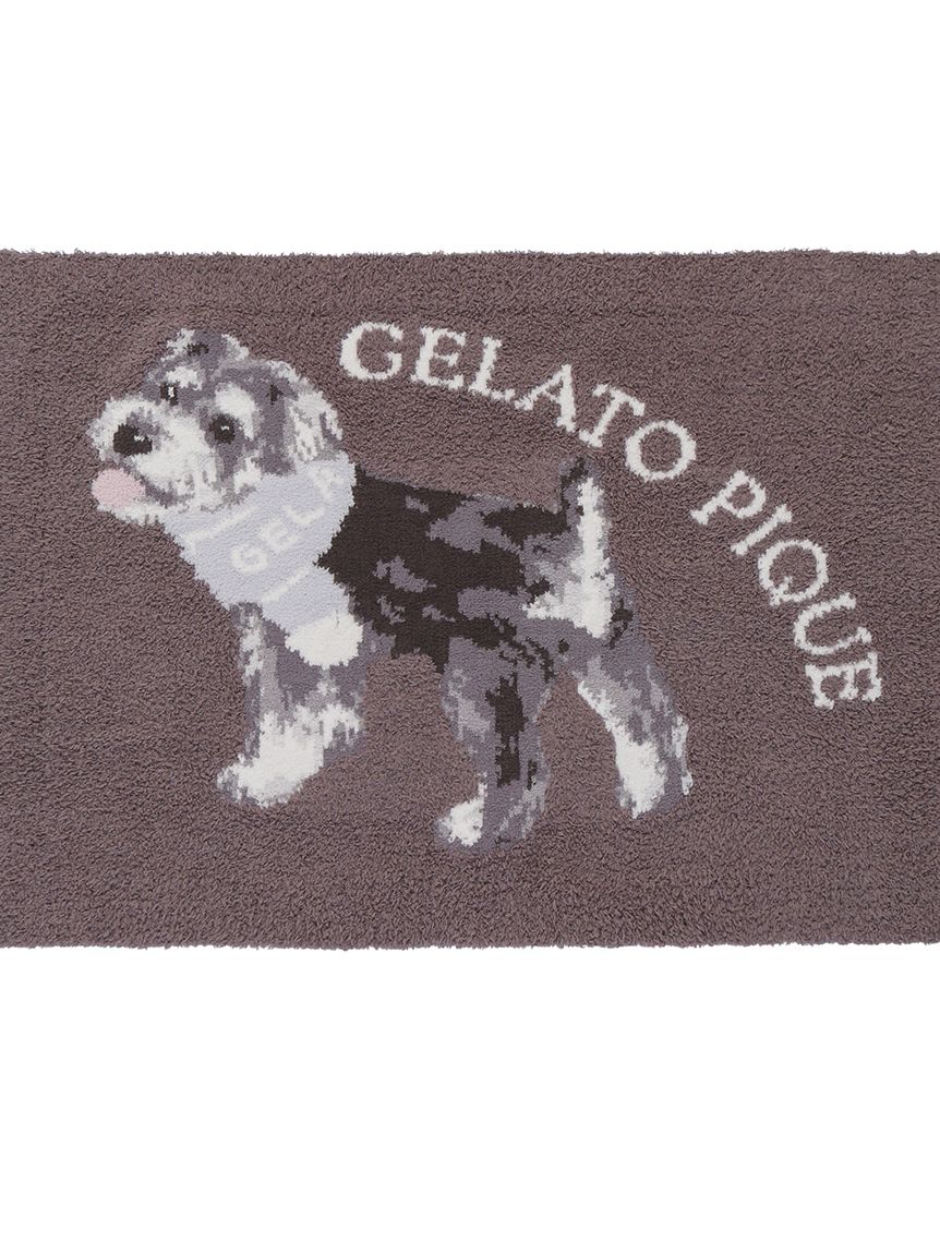 gelato pique(ジェラートピケ)【CAT&DOG】【販路限定商品】ベビモコシュナウザー柄ブランケット|全2色