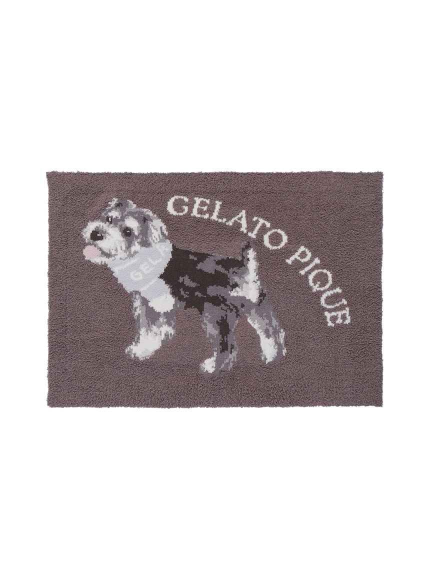 gelato pique(ジェラートピケ)【CAT&DOG】【販路限定商品】ベビモコシュナウザー柄ブランケット|全2色