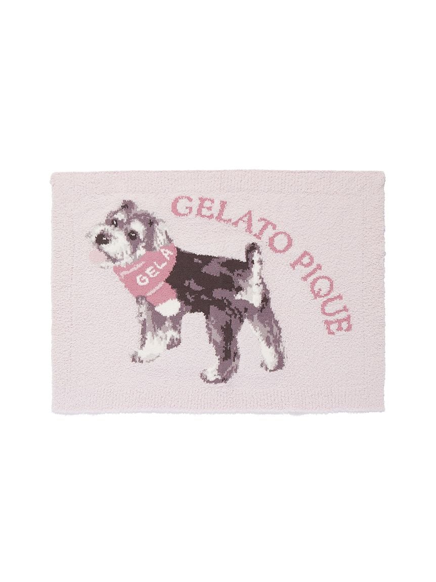 gelato pique(ジェラートピケ)【CAT&DOG】【販路限定商品】ベビモコシュナウザー柄ブランケット|全2色