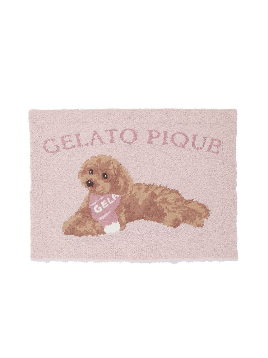gelato pique(ジェラートピケ)【CAT&DOG】【販路限定商品】ベビモコトイプードル柄ブランケット|全2色