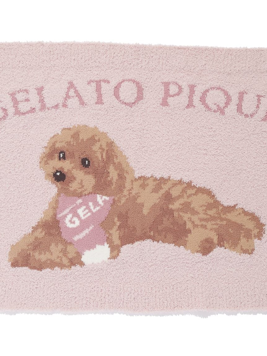 gelato pique(ジェラートピケ)【CAT&DOG】【販路限定商品】ベビモコトイプードル柄ブランケット|全2色