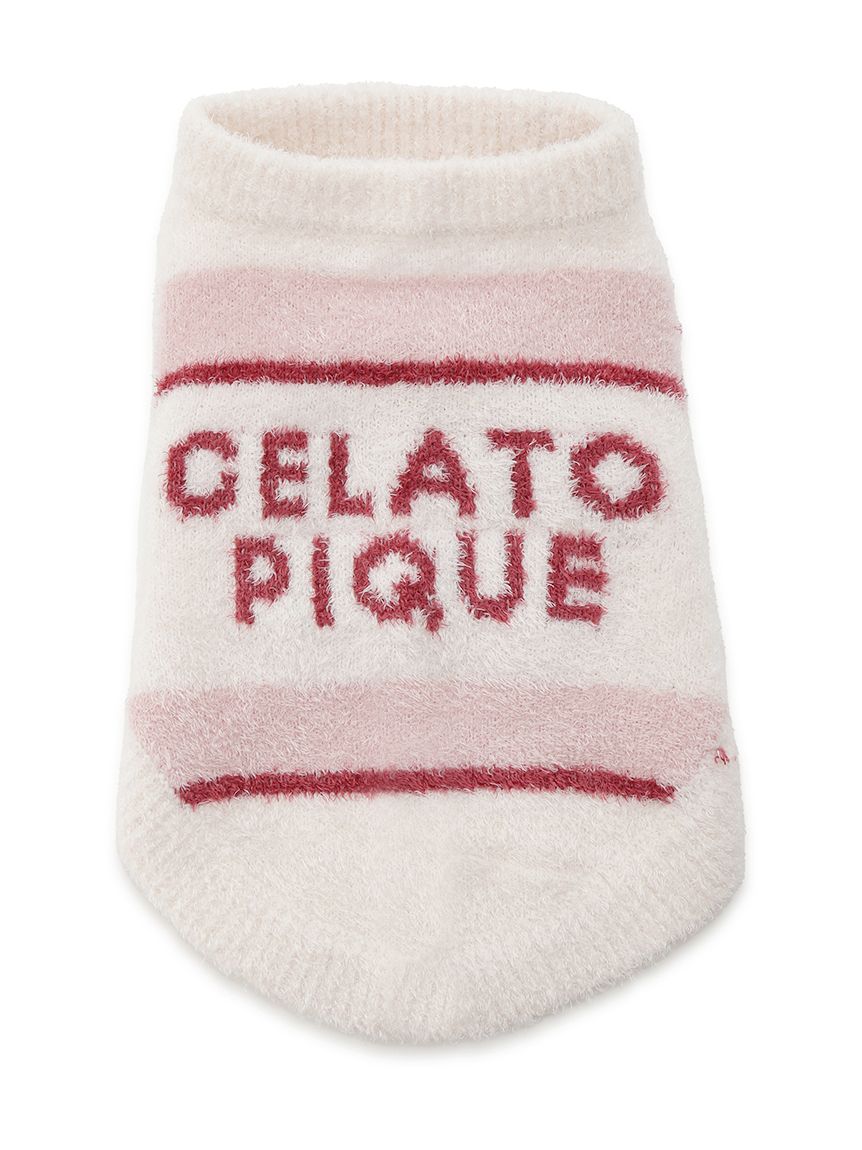 gelato pique（ジェラートピケ）【CAT&DOG】【販路限定商品】スムーズィーストロベリーボーダープルオーバー｜全2色