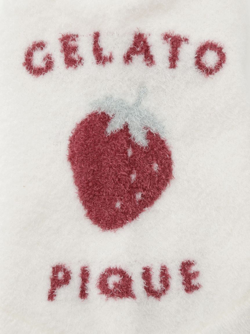 gelato pique（ジェラートピケ）【CAT&DOG】【販路限定商品】ストロベリージャガードプルオーバー｜全2色
