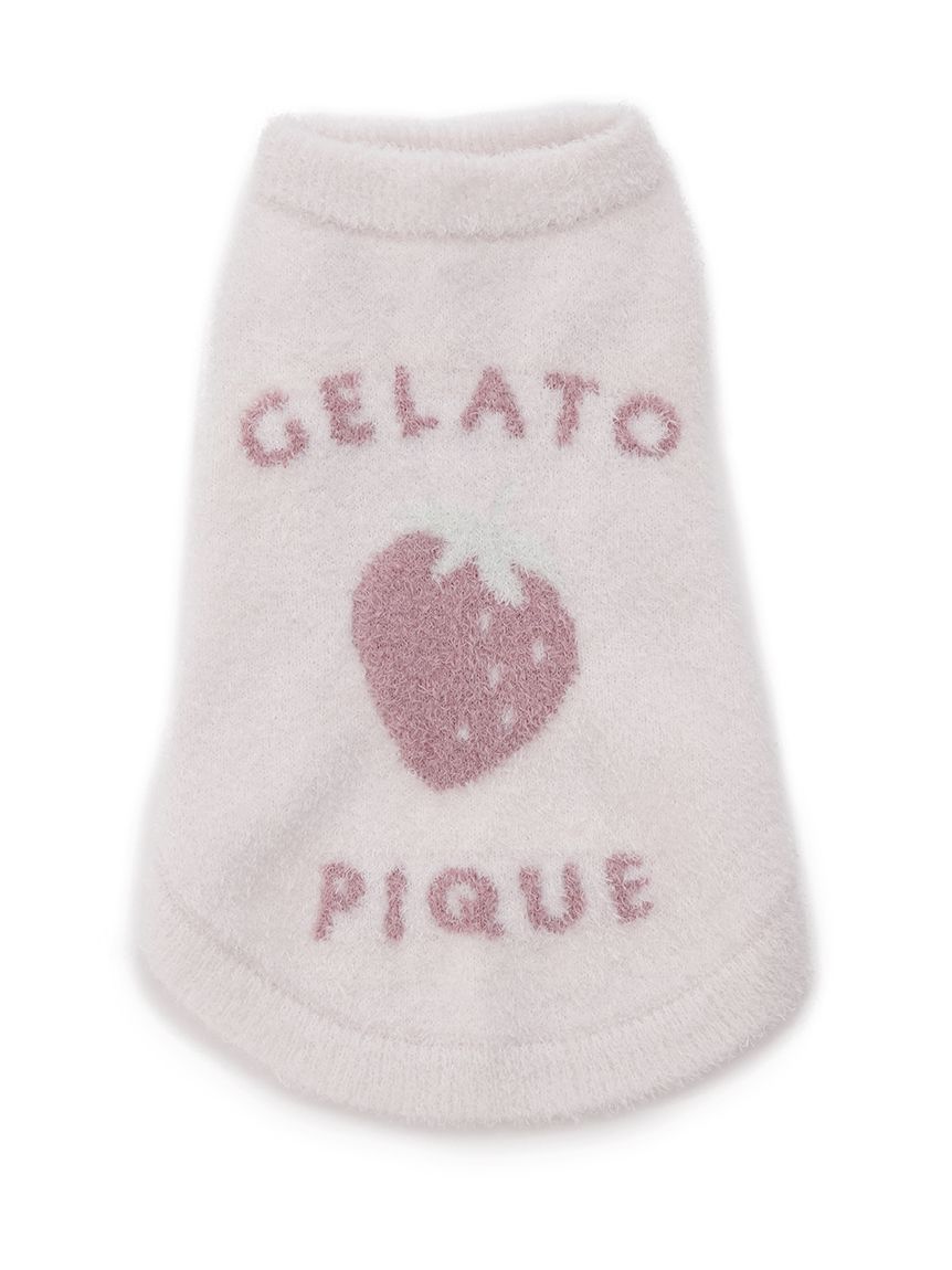 gelato pique（ジェラートピケ）【CAT&DOG】【販路限定商品】ストロベリージャガードプルオーバー｜全2色