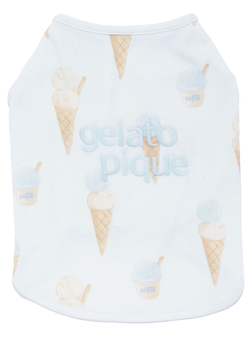 gelato pique（ジェラートピケ）【CAT&DOG】【販路限定商品】アイス柄COOLプルオーバー｜全2色