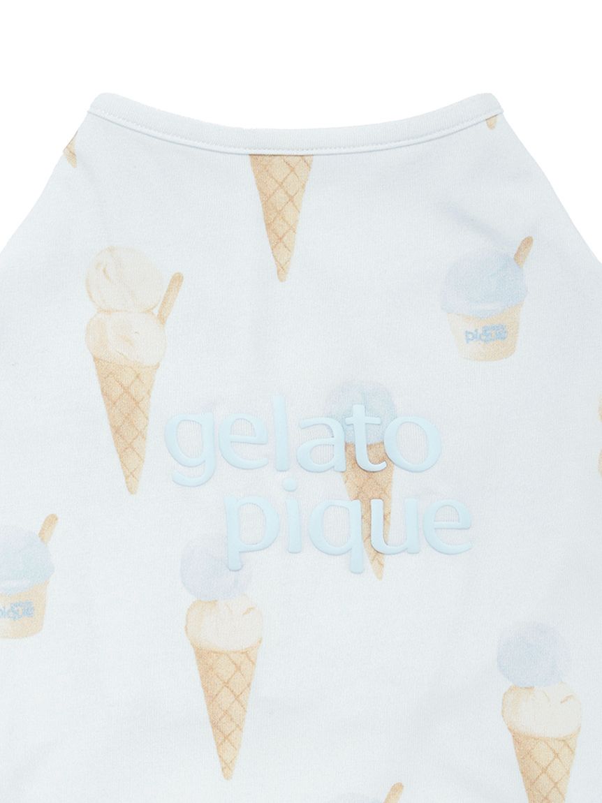 gelato pique（ジェラートピケ）【CAT&DOG】【販路限定商品】アイス柄COOLプルオーバー｜全2色