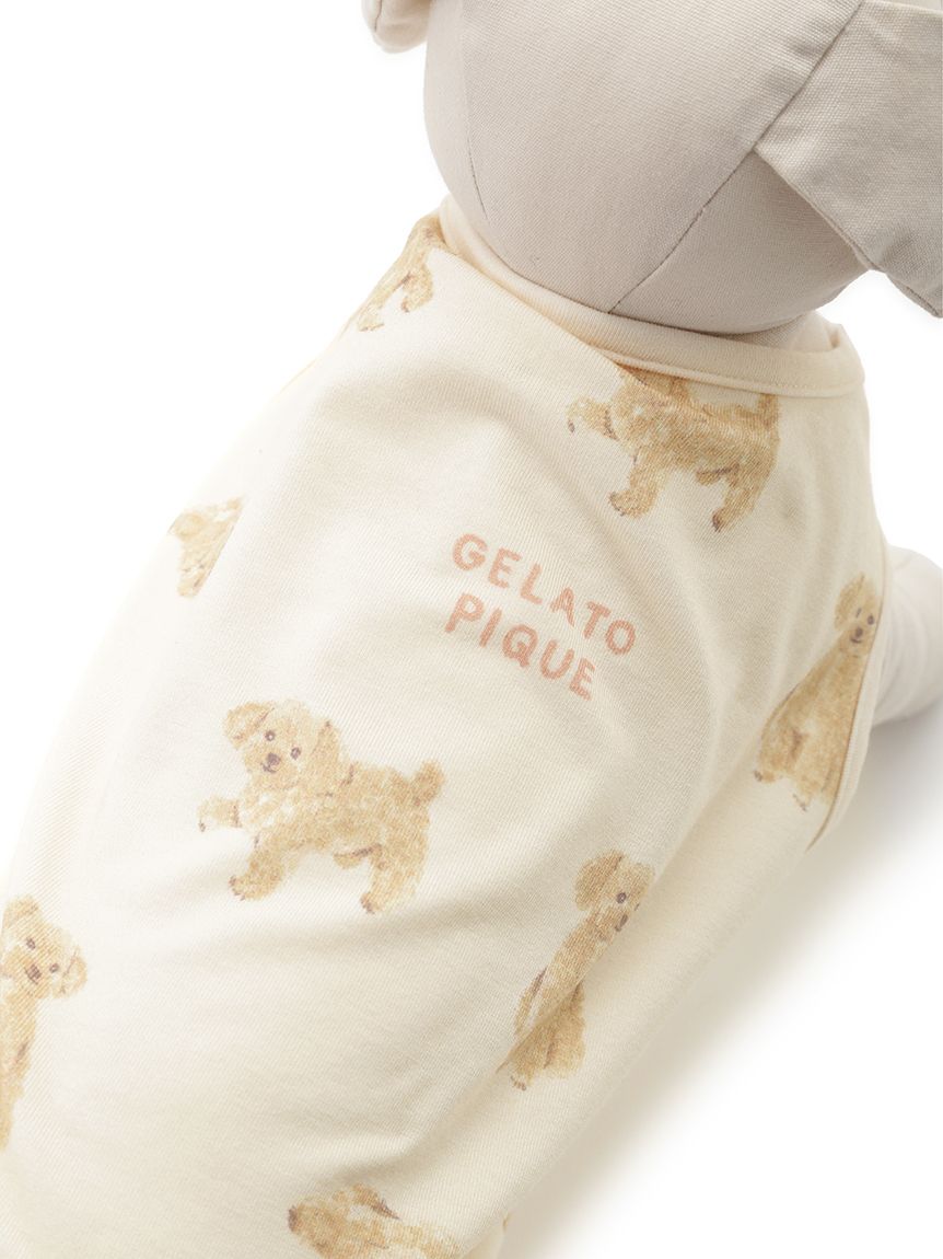 gelato pique（ジェラートピケ）【CAT&DOG】【販路限定商品】トイプードル柄COOLプルオーバー｜全2色