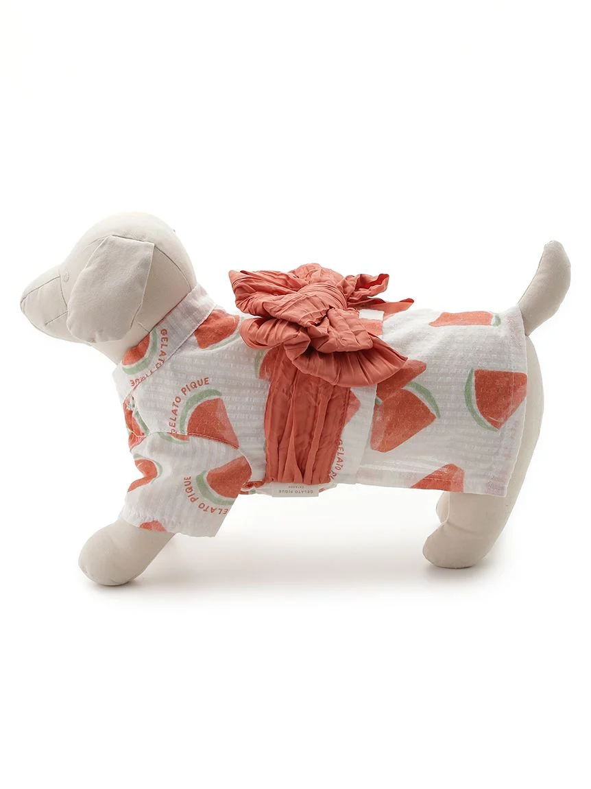 gelato pique（ジェラートピケ）【CAT&DOG】【販路限定商品】フルーツ柄浴衣｜全2色