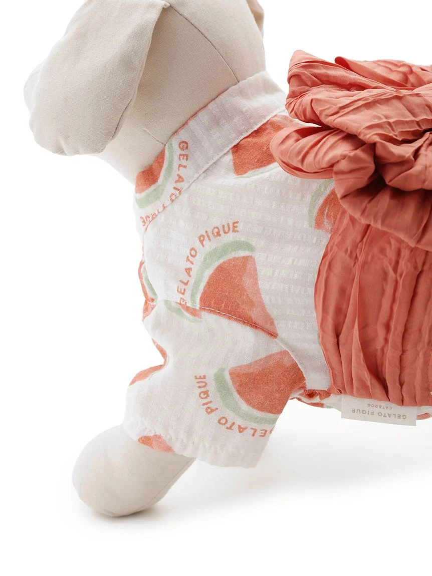 gelato pique（ジェラートピケ）【CAT&DOG】【販路限定商品】フルーツ柄浴衣｜全2色