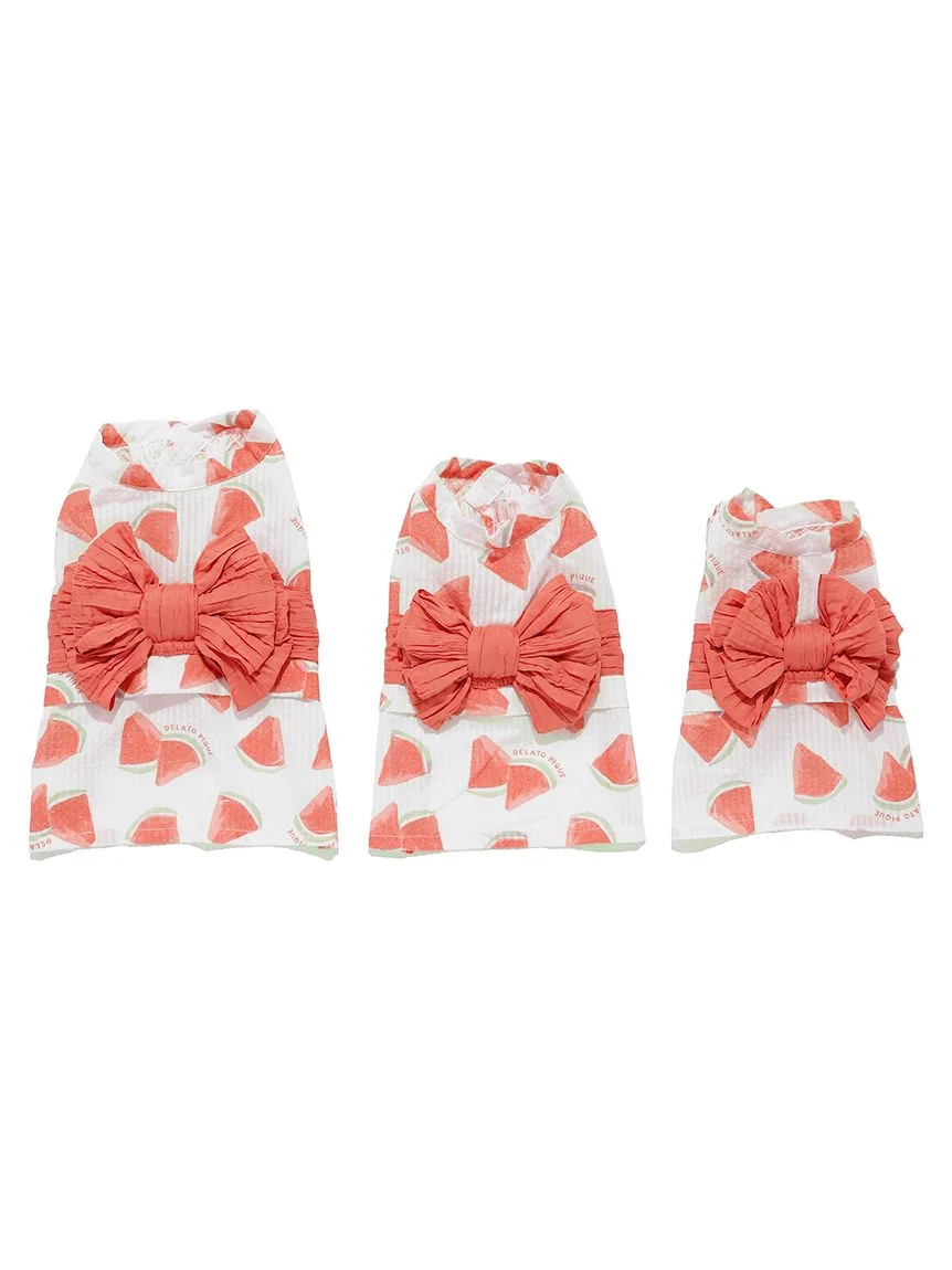 gelato pique（ジェラートピケ）【CAT&DOG】【販路限定商品】フルーツ柄浴衣｜全2色