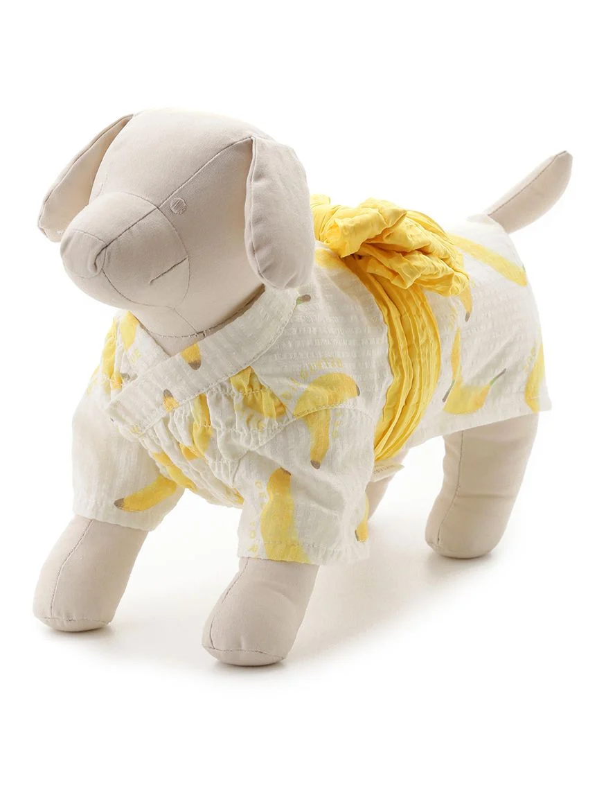 gelato pique（ジェラートピケ）【CAT&DOG】【販路限定商品】フルーツ柄浴衣｜全2色