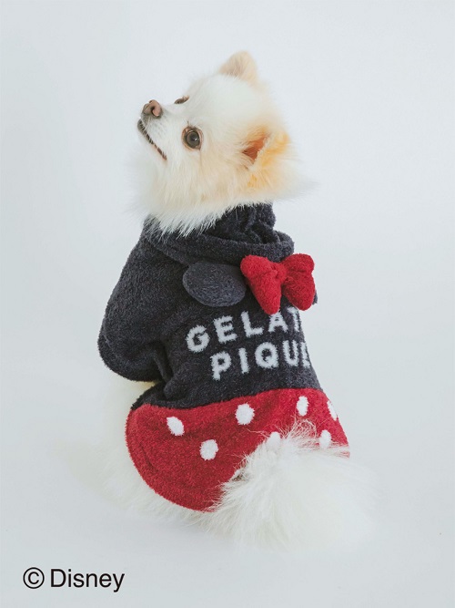 gelato pique（ジェラートピケ）【CAT&DOG】【販路限定商品】Minnie/スムーズィーケープ｜全2色