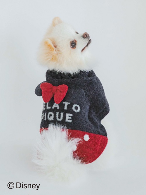 gelato pique（ジェラートピケ）【CAT&DOG】【販路限定商品】Minnie/スムーズィーケープ｜全2色