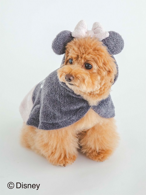 gelato pique（ジェラートピケ）【CAT&DOG】【販路限定商品】Minnie/スムーズィーケープ｜全2色