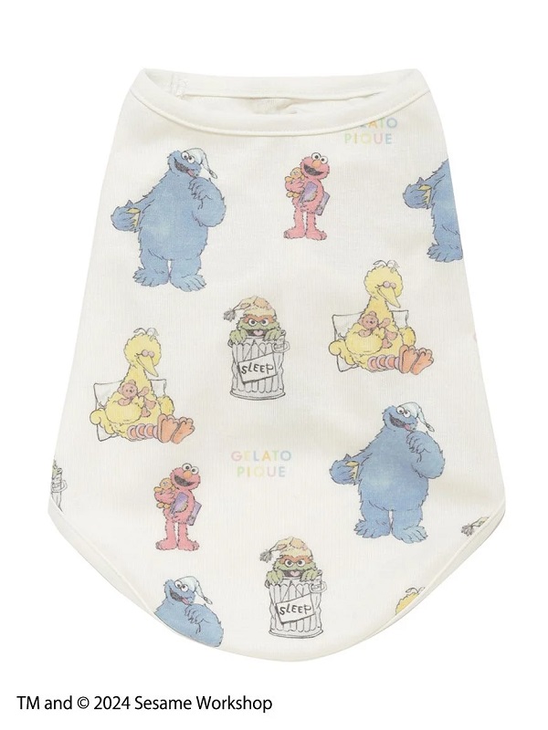 gelato pique（ジェラートピケ）【CAT&DOG】【販路限定商品】SESAME STREET/カットソープルオーバー
