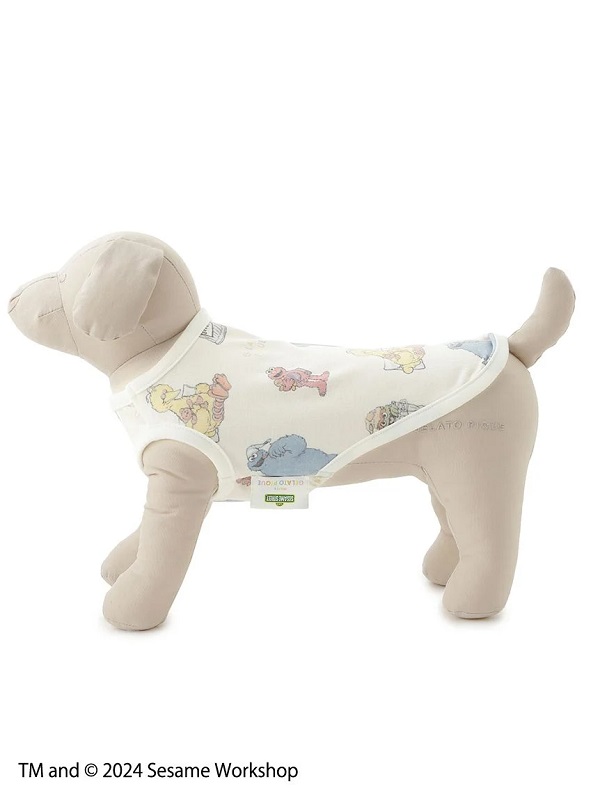 gelato pique（ジェラートピケ）【CAT&DOG】【販路限定商品】SESAME STREET/カットソープルオーバー