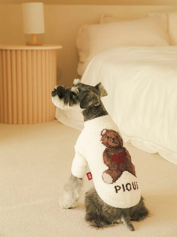 gelato pique（ジェラートピケ）【CAT&DOG】【販路限定商品】【Valentine】ハートベアジャガードハイネックプルオーバー｜全3色