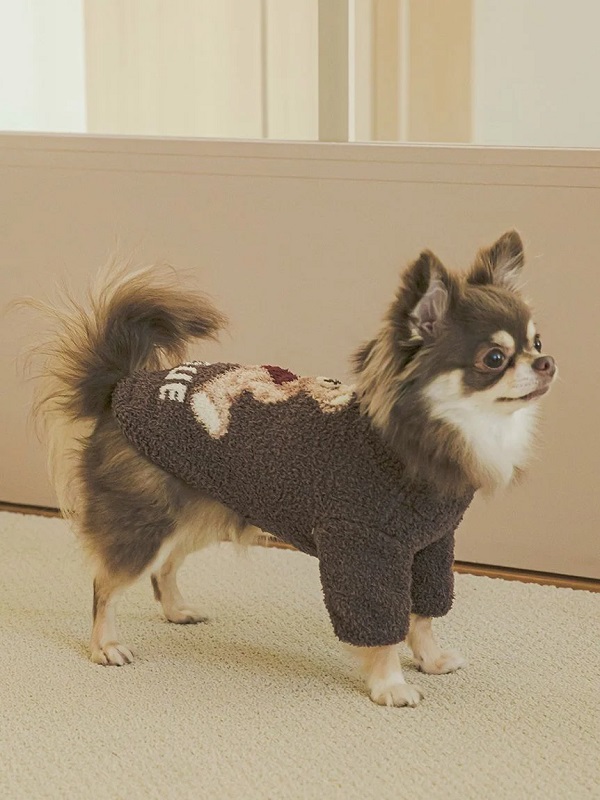 gelato pique（ジェラートピケ）【CAT&DOG】【販路限定商品】【Valentine】ハートベアジャガードハイネックプルオーバー｜全3色