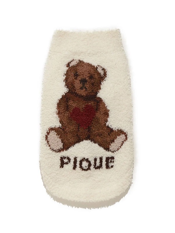 gelato pique（ジェラートピケ）【CAT&DOG】【販路限定商品】【Valentine】ハートベアジャガードハイネックプルオーバー｜全3色