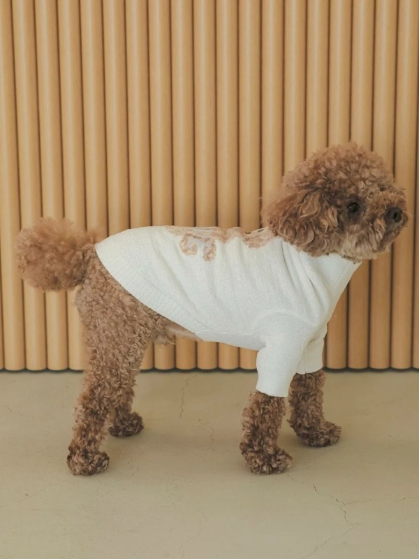 gelato pique（ジェラートピケ）【CAT&DOG】【販路限定商品】トイプードルジャガードハイネックプルオーバー｜全2色