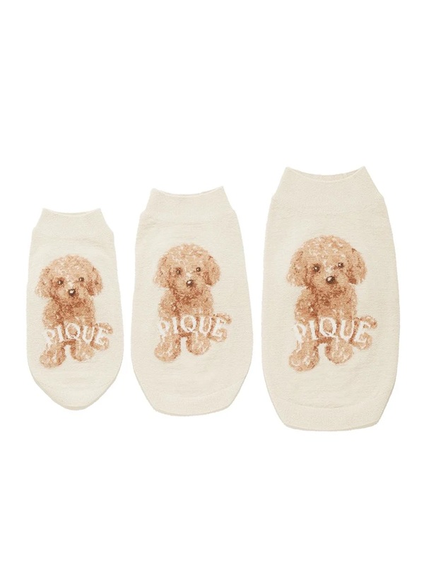 gelato pique（ジェラートピケ）【CAT&DOG】【販路限定商品】トイプードルジャガードハイネックプルオーバー｜全2色