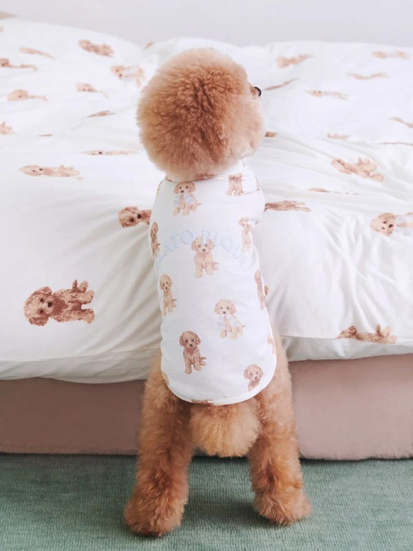 gelato pique（ジェラートピケ）【CAT&DOG】【販路限定商品】トイプードル柄プルオーバー